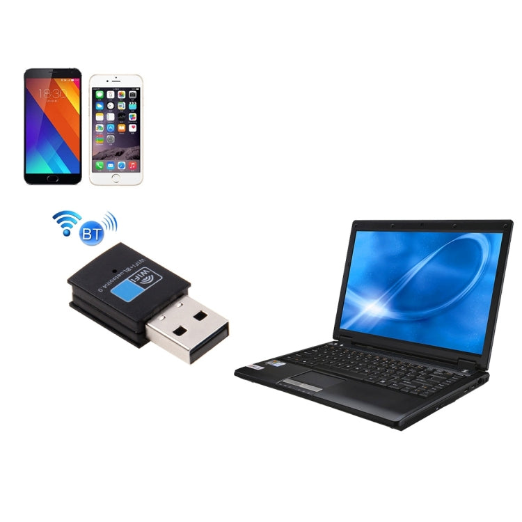 2 in 1 Bluetooth 4.0 + 150Mbps 2.4GHz USB WiFi Wireless Adapter 2 in 1 Bluetooth 4.0 + 150Mbps 2.4GHz USB WiFi Wireless Adapter